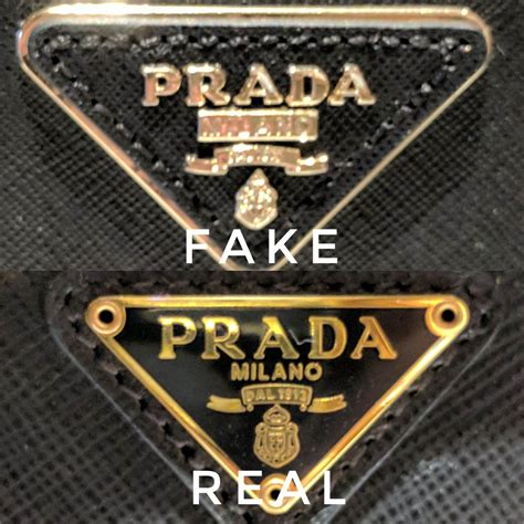 real and fake prada|authentic prada logo.